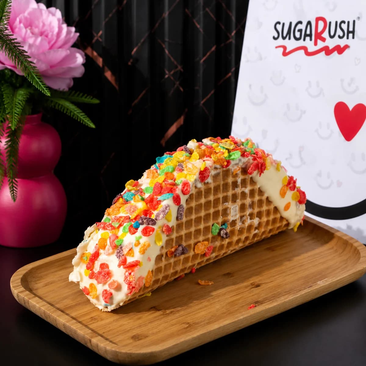 Fruity Pebbles Taco — Ice Cream Taco