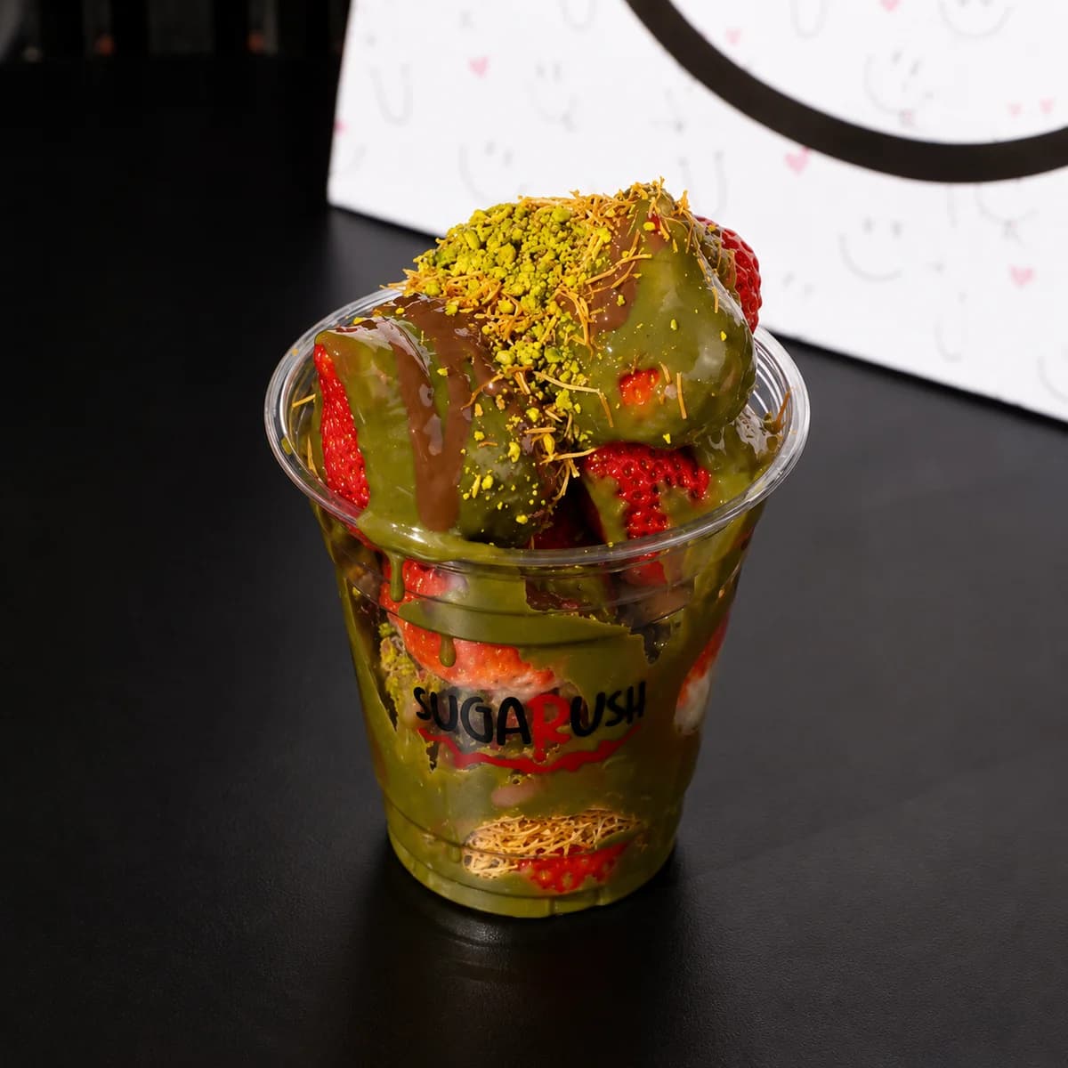 Dubai Brownie Cup — Strawberry Dose